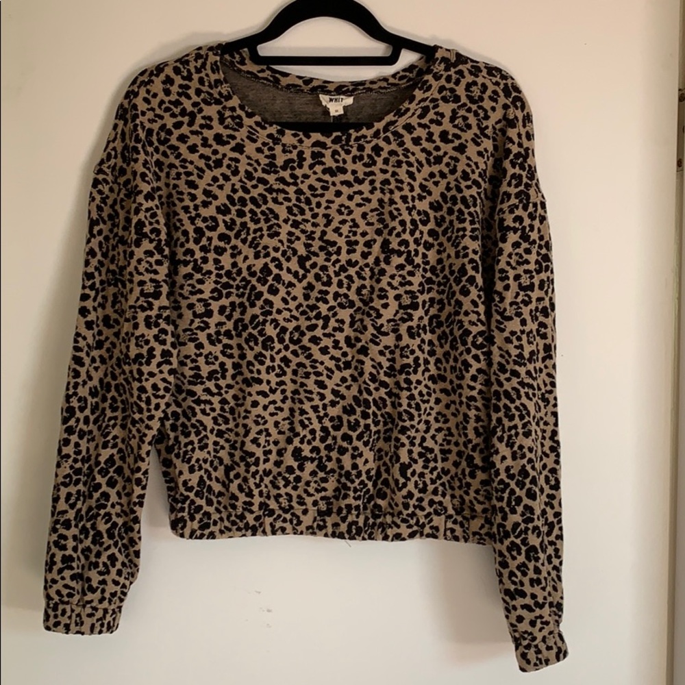 WHIT NY leopard print top